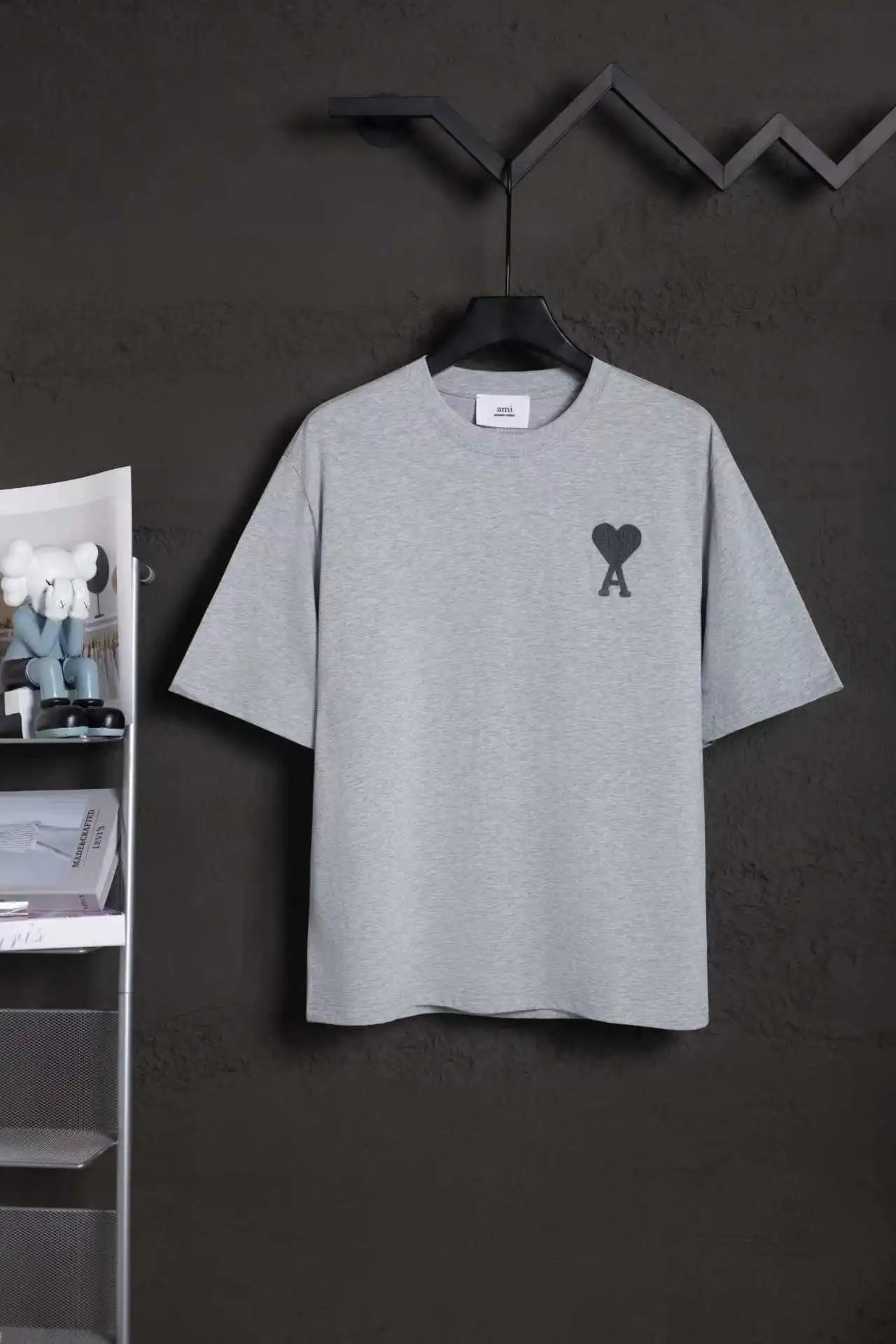 【DX36-1】时尚简约百搭爱心短袖